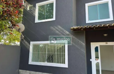 Casa com 3 dormitórios para alugar, 100 m² por r$ 1.940,00/mês - floresta da gaivota - rio das ostras/rj