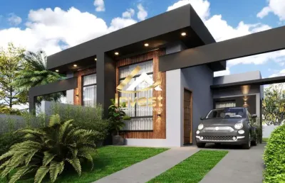 Casa 3 quartos sendo 1 suíte com espaço de terreno e projeto diferenciado