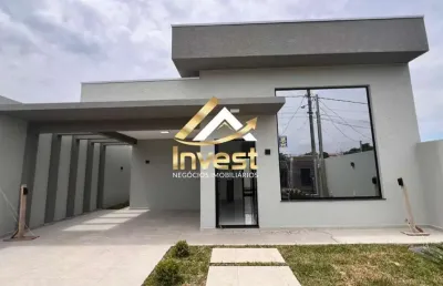 Casa 3 quartos sendo 1 suíte com belíssimo acabamento