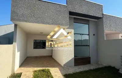Belíssima casa 3 quartos sendo 1 suíte - pé direito alto