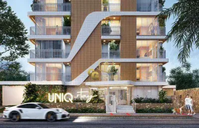 Flat com 1 dormitório à venda, 28 m² por r$ 423.000,01 - cabo branco - joão pessoa/pb