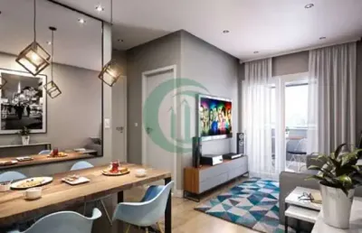 Apartamento com 2 quartos à venda na Vila Tibiriçá, Santo André 