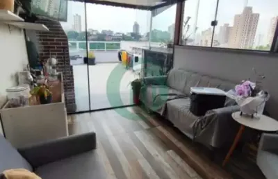 Cobertura à venda na vila valparaíso, em santo andré