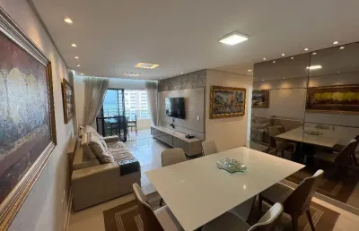 Apartamento com 3 suites 110m² na ponta do farol andar alto