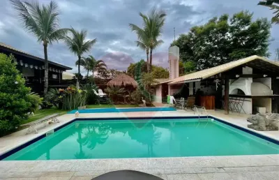 Casa rustica a venda condomínio novo leblon - estilo colonial