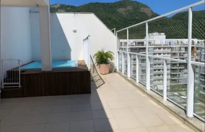 Cobertura pronta para morar pontal oceânico no recreio.
