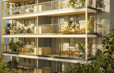 Apartamento garden a venda taman residencial na praia do flamengo.