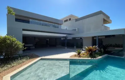 Casa contemporânea 4 suítes a venda alphaville barra da tijuca.