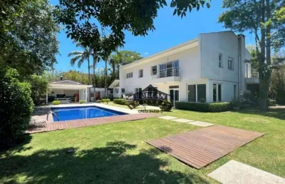 Casa na granja viana com 4 dormitórios, 541 m² - venda por r$ 4.250.000 ou aluguel por r$ 24.595/mês - forest hills