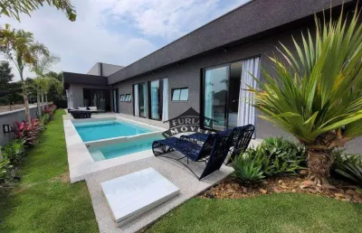 Casa térrea  no condomínio vintage arte de morar com 4 dormitórios à venda, 380 m² por r$ 3.990.000- granja viana