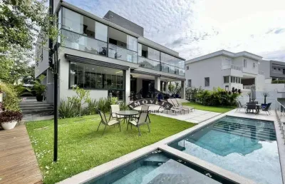 Casa a venda no alphaville granja viana com 4 dormitórios, elevador e vista 513 m² por r$ 5.500.000 - granja viana