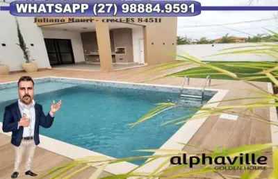 Casa em condomínio para venda em serra, alphaville jacuhy, 4 dormitórios, 4 suítes, 5 banheiros, 4 vagas