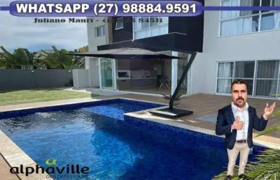 Casa em condomínio para venda em serra, alphaville jacuhy, 4 dormitórios, 3 suítes, 5 banheiros, 4 vagas
