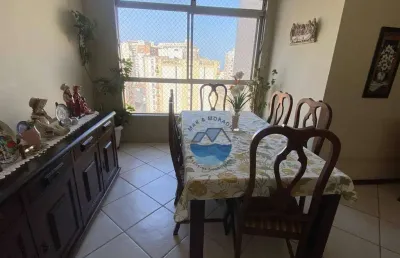 Belo apartamento – sala 3 ambientes – 3 dormitórios - ana costa – 129m²