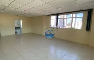 Sala para alugar, 45 m² por r$ 2.675,01/mês - vila matias - santos/sp