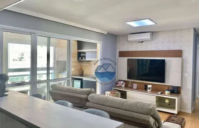 Apartamento com 2 dormitórios à venda, 78 m² por r$ 817.000,00 - ponta da praia - santos/sp