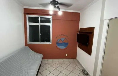 Apartamento com 1 dormitório à venda, 33 m² por r$ 220.000,00 - itararé - são vicente/sp