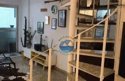 Apartamento com 2 dormitórios à venda, 60 m² por r$ 276.000,00 - centro - são vicente/sp