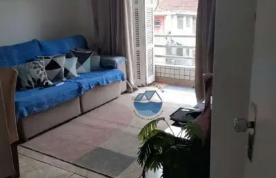 Apartamento com 1 dormitório à venda, 57 m² por r$ 210.000,00 - itararé - são vicente/sp