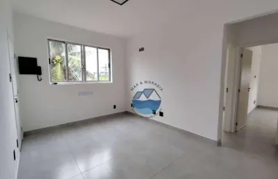 Apartamento todo reformado - 60m²- 2 quartos, sendo 1 suíte  - r$ 385.000,00 - campo grande - santos/sp