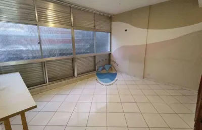 Kitnet com 1 dormitório à venda, 39 m² por r$ 340.000,00 - boqueirão - santos/sp
