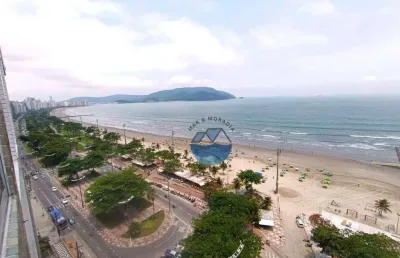 Apartamento com vista panorâmica, à venda no embaré em santos!