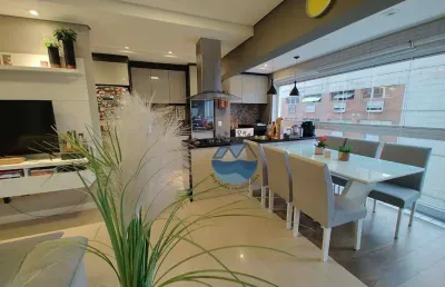 Apartamento à venda no legend residence, localizado no gonzaga, em santos.