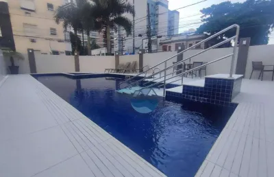 Apartamento novo com 3 dormitórios à venda, 128 m² por r$ 1.650.000 - boqueirão - santos/sp