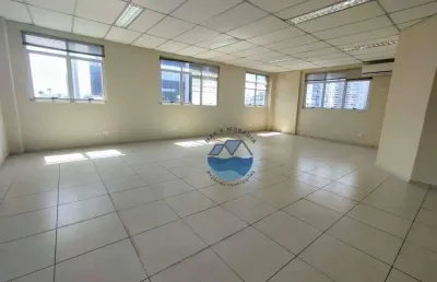 Sala para alugar, 62 m² por r$ 3.490,00/mês - vila matias - santos/sp