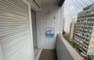 Apartamento com 1 dormitório para alugar, 41 m² por r$ 3.300,11/mês - gonzaga - santos/sp