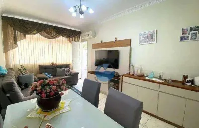 Apartamento 3 quartos com sacada, à venda no bairro da aparecida em santos