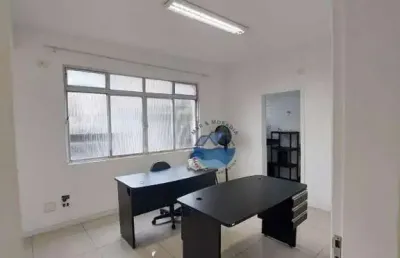 Sala, 90 m² - venda por r$ 340.000,00 ou aluguel por r$ 3.000,02/mês - centro - santos/sp