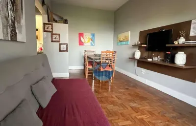 Apartamento com 1 dormitório à venda, 58 m² por r$ 280.000,00 - centro - são vicente/sp