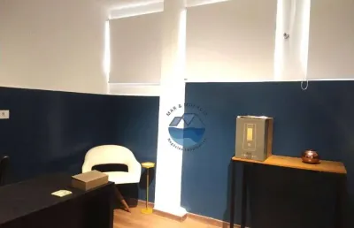 Sala comercial locação - bairro aparecida em santos