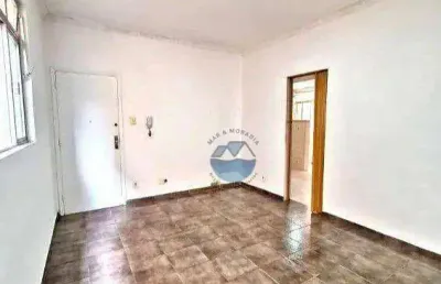 Apartamento espaçoso à venda 3 quartos - no marapé em santos