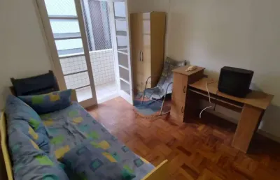 Apartamento com 1 dormitório para alugar, 5 m² por r$ 2.700,01/mês - pompéia - santos/sp