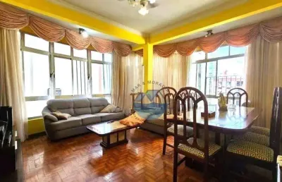 Apartamento 3 quartos, à duas quadras da praia - boqueirão em santos