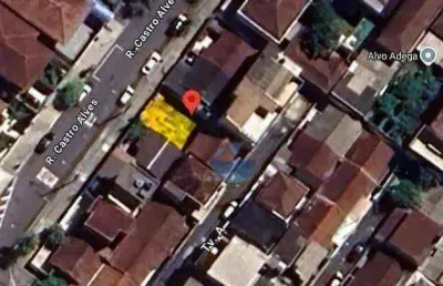 Terreno em condomínio fechado à venda na Rua Castro Alves, Embaré, Santos