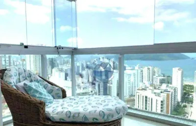 Belíssimo apartamento á venda com vista mar - porteira fechada - boqueirão em santos