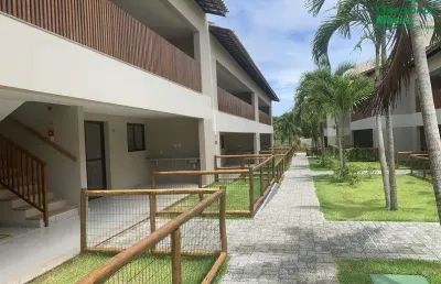 Apartamento garden para venda em camaçari, guarajuba, 2 dormitórios, 2 suítes, 2 banheiros, 1 vaga