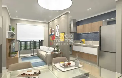 Apartamento para alugar de 55m² com 2 quartos e 1 vaga de garagem no dom bernardo josé mielle - ribeirão preto/sp.