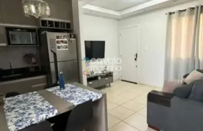 Apartamento para alugar com 2 quartos, 42m² - condomínio lar frança - bonfim paulista.
