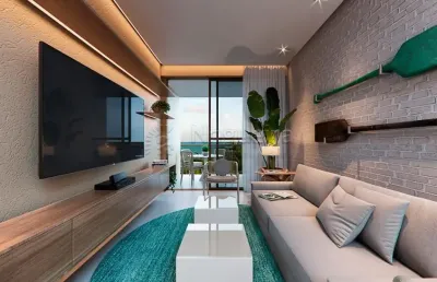 Oportunidade 1 quarto, 32m² em muro alto - padrão moura dubeux