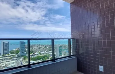 2 quartos excelente localização no pina - andar alto - vista mar