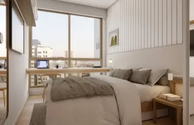 Apartamento com 1 quarto na av. rosa e silva / espinheiros
