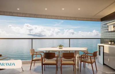 Apartamento 3 quartos beira mar de piedade | alto padrão