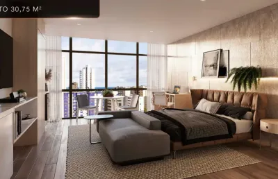 Apartamento 1 quarto excelente localização de boa viagem | alto padrão gabriel bacelar