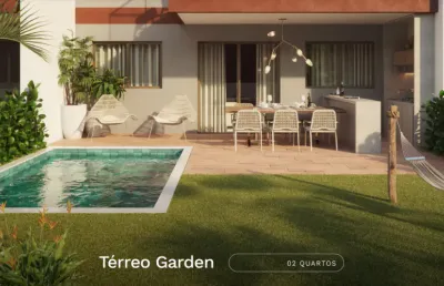 Apartamento 2 quartos térreo beira mar da praia dos carneiros