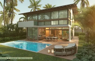 Casa beira mar 5 suítes | 4 vagas beira mar de carneiros