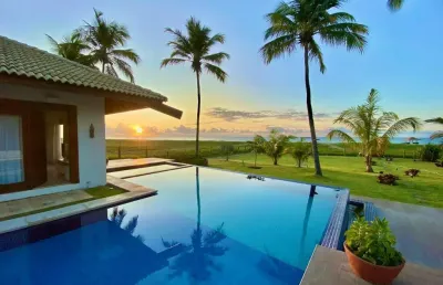Casa de luxo - beira mar - praia de mamucabinhas - tamandaré - mobiliada